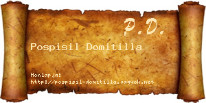 Pospisil Domitilla névjegykártya